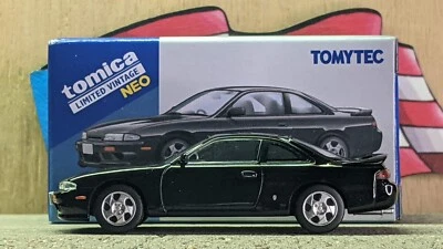 TOMICA LV-N333a 1995 NISSAN SILVIA Q's aero BLACK 1:64 SCALE LIMITED VINTAGE NEO - Image 1 of 4