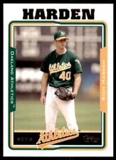 2005 Topps Rich Harden . Oakland Athletics #266
