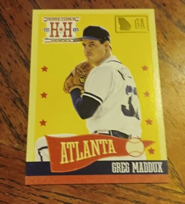 2013 Panini Hometown Heroes State Parallel Greg Maddux HOF GA #134 SP - Image 1 of 3