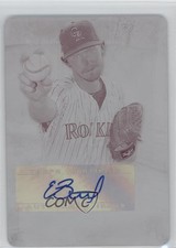 2014 Topps Supreme Printing Plate Magenta 1/1 Eddie Butler Rookie Auto RC 2f9