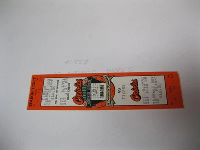 Oct 5, 1991 Orioles vs Tigers Ticket - Image 1 of 2