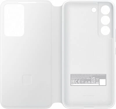 Original Samsung Galaxy S22 Smart Clear View Book Cover Case Tasche Hülle White - Bild 1 von 4