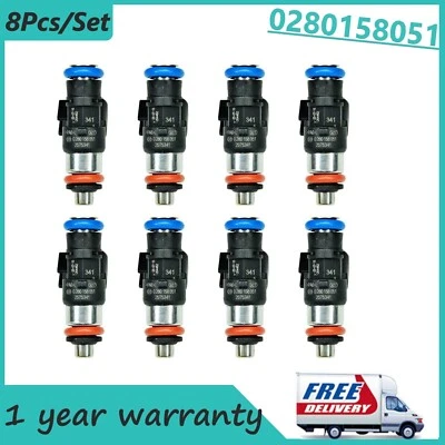 Inyector de combustible 8 piezas para Chevrolet Corvette LS3 L99 2006-2015 Camaro SS 0280158051 Foto 1 de 4