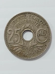 1930 LIBERTE EGALITE FRATERNITE 25 CMES Centimes France Third Republic FRANC - Picture 1 of 2