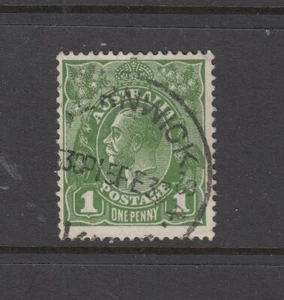 KGV, CofA WMK: 1d Green SG 125 variety “N-Y JOINED” BW 82(4)o, fine used. - Picture 1 of 1