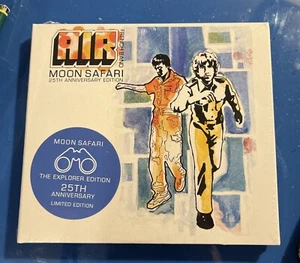Air - Moon Safari - 25th Anniversary Edition - 2 CD & Blu Ray - New & Sealed - Picture 1 of 2