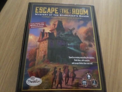 ESCAPE THE ROOM MYSTERY AT STARGAZERS MANOR THINKFUN UNPLAYED FREE POST UK - Image 1 of 2