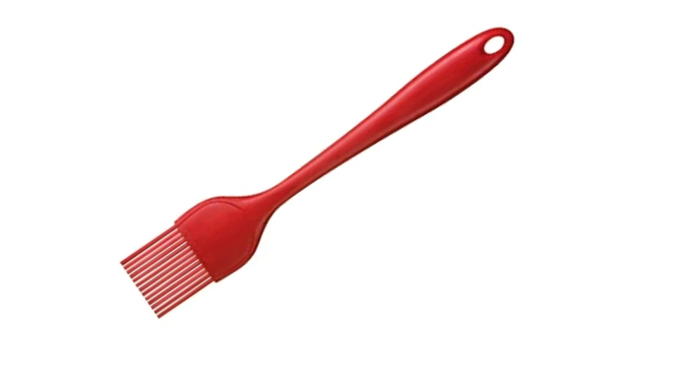 Professional 28cm Silicon Pastry Brush Red Size: 280x45x10mm — 第 1/1 张图片