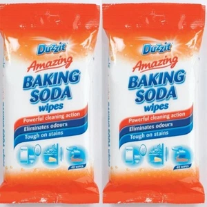 DUZZIT BAKING SODA WIPES Powerful All Purpose Cleaner Stain Remover.2PK - Picture 1 of 1