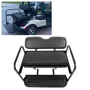 For 2007-2016 Yamaha Drive G29 Golf Cart Flip Folding Rear Seat Back Seat Kit - Picture 1 of 21