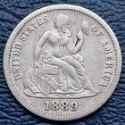 1889 Seated Liberty Dime 10c Better Grade Xf #72884