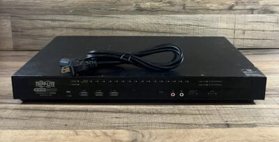Tripp Lite Cat5 KVM Switch Over IP 16-Port - B064-016-01-IPG - Tested - Image 1 of 4
