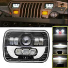 5X7 7X6 Inch Led Headlight Hi-Lo For Jeep Wrangler Yj Cherokee Xj Chevy Toyota