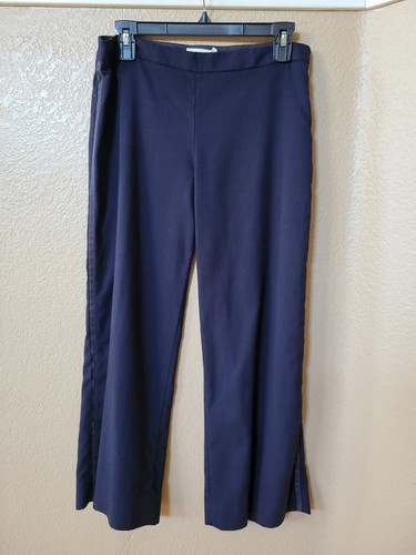Pantalone TORY BURCH lana marina gamba larga taglia 8