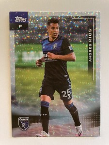 2021 Topps MLS Soccer Andres Rios Icy White Foil #89 San Jose Earthquakes