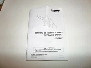 Motosierra ECHO CS-620P manual y herramienta de barra - OEM - Imagen 1 de 3