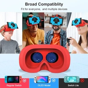 Well-Designed Robust Head-Mounted 3D Display VR Glasses for Nintendo Switch OLED - Afbeelding 1 van 12