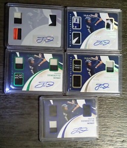 TRAVIS DEMERITTE 2020 Immaculate Winter Collection Auto RAINBOW LOT #1/1 + PLATE