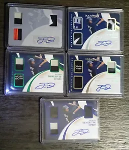 TRAVIS DEMERITTE 2020 Immaculate Winter Collection Auto RAINBOW LOT #1/1 + PLATE - Picture 1 of 6