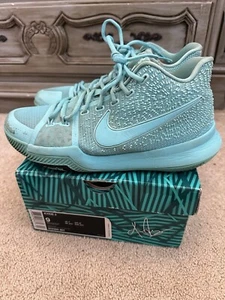 Nike Zoom Kyrie 3 Tiffany Basketball Sneaker Aqua Blue Men's Size 9 Clean W Box - Picture 1 of 13