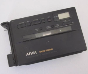 AIWA Stereo Kassettenrekorder HS-F50 tragbarer Müll schwarz Retro JP Made in Japan - Bild 1 von 8