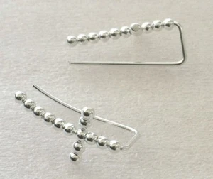 NUOVI orecchini a croce in argento sterling 925 con orecchini a gattonare (vedi altro in negozio) - Foto 1 di 3