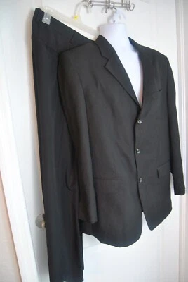 Men's Business Suit by Merona Size 42R Black in Color Foto 1 de 4