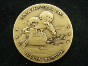 Goodrich Threat Detection System Laser Warning AN/AVR-2B (V) LDS Challenge Coin - Picture 1 of 2