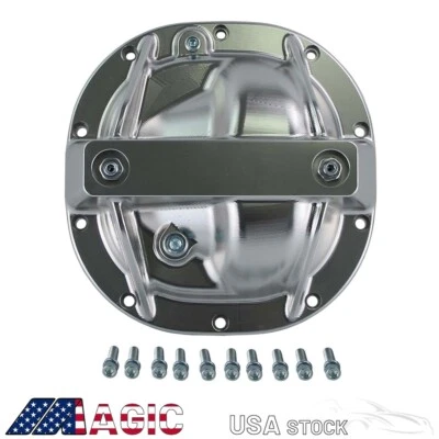 Billet Rear End Differential Cover Stud Girdle Satin For 79-14 Ford Mustang 8.8 Foto 1 de 4