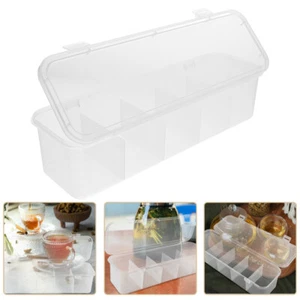 Storage Box with Lid Seasoning Packet Organizer Room Organization and Baby - Picture 1 of 12