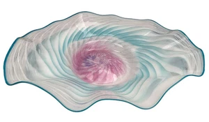 Escultura de cuenco de vidrio artístico anémona Cliff Goodman B.1956 - Imagen 1 de 4