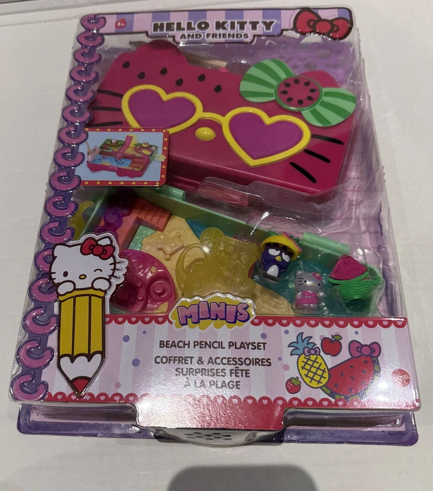 Hello Kitty & Friends Sanrio Minis Cocoa Campsite Playset Toy Compact Wristband