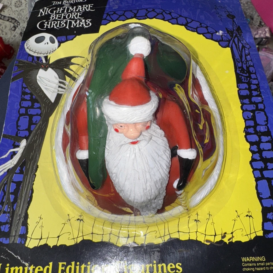 Nightmare Before Christmas SANTA CLAUS Sandy Claws Figure Neca 2002 MOC NEW - Image 1 of 1