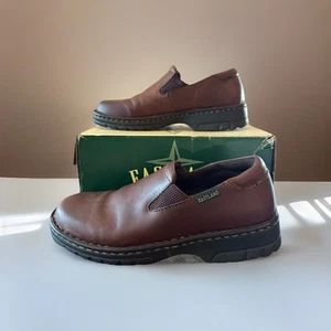 EASTLAND Casual Shoes Womens NEWPORT BROWN Slip On Round Toe Padded 3180 SIZE 10 - Picture 1 of 8