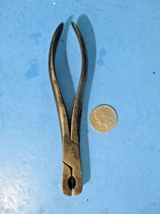 vintage 5-3/4" unmarked gas burner match holder mechanics pliers - Picture 1 of 11
