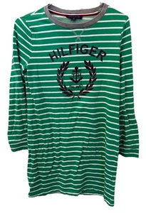 Tommy Hilfiger Dress Womens Medium Striped Outdoor Sweatshirt Casual Sport (745) - Picture 1 of 5