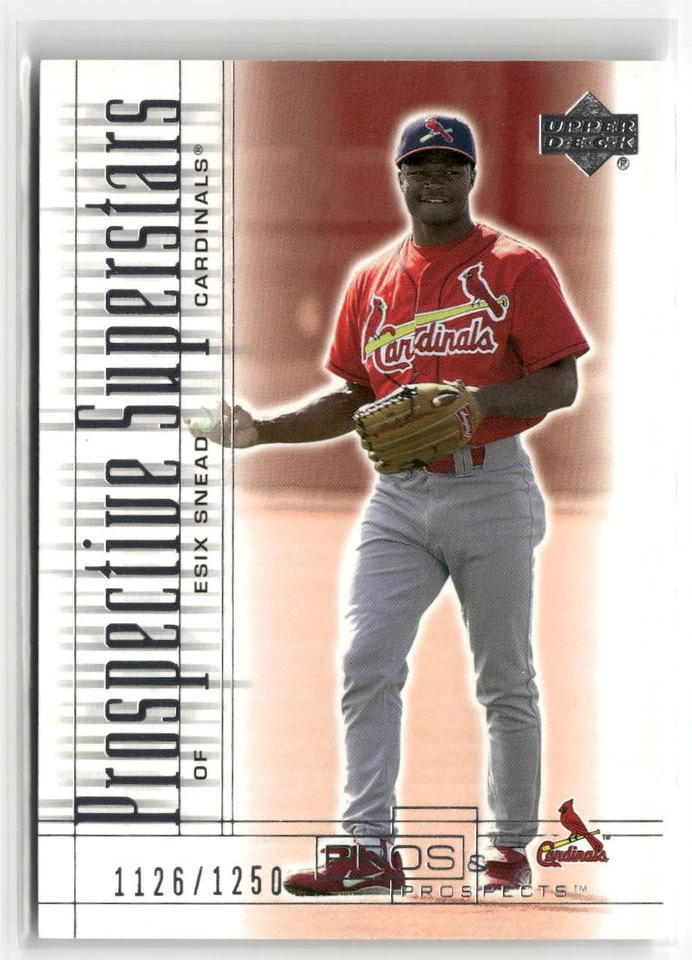 2001 Upper Deck Pros & Prospects #107 Esix Snead #/1250 ☘️R18 - Image 1 of 2