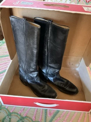 Bota Roper Alta Mujer Justin, 7.5 B, Bonita (Pero No Original) Caja IRREGULARS Foto 1 de 4