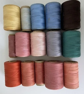 15 Vintage Cotton Thread Lot Star Special American Thread Co. Assort Color Lot 2 - Picture 1 of 4