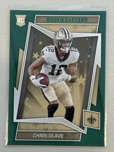2022 Panini Rookies & Stars Green Chris Olave #113 RC New Orleans Saints - Foto 1 di 2