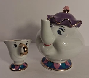 Die Schöne und das Biest Teeservice Disney Resort Tokyo Japan Mrs. Potts & Chip TOP - Bild 1 von 6