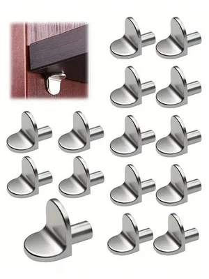 10/60 Steel Shelf Supports Metal 5mm Plug In Stud Pegs Pins For Kitchen Cabinets - Image 1 of 4