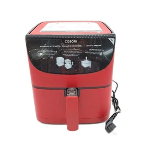 COSORI Heißluftfritteuse 5,5L XXL Rot Friteuse Heissluft Fritteusen Air Fryer (1 - Bild 1 von 7