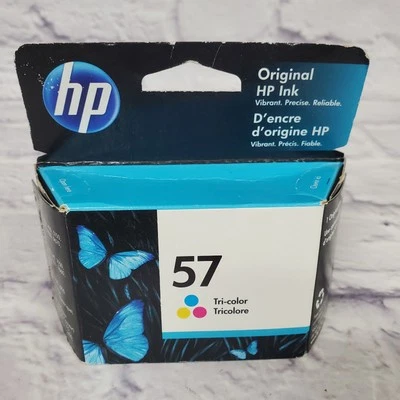 Cartucho de tinta tricolor original HP 57 estándar exp. 05/22 Nuevo Precintado Foto 1 de 4