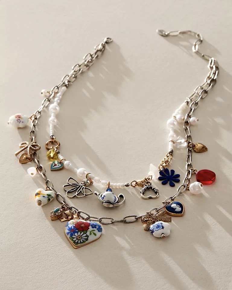 Collar Free People Maxamillion Charm inspirado en la colección nuevo con etiquetas agotado en tiendas Foto 1 de 2