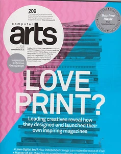 COMPUTER ARTS Magazine + CREATIVE SKILLS CD January 2013, LOVE PRINT?. - Foto 1 di 1