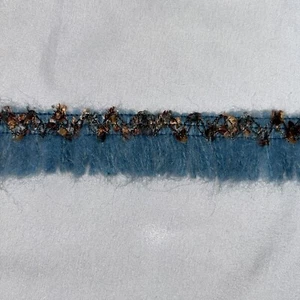 1 Yard Mohair Eyelash Fringe Trim Jay Company 12888 Medium Blue [By The Yard] - Picture 1 of 4