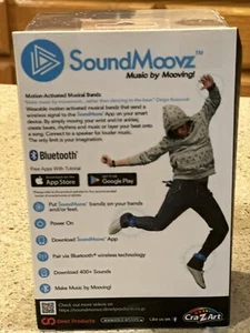 SoundMoovz Motion Activated Musical Wrist Bands Pink - Picture 1 of 13