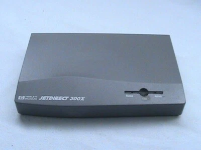 1 USED HP JETDIRECT EXTERNAL PRINT SERVER 300X J3263A 10/100 RJ45 ETHERNET - Image 1 of 3