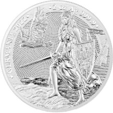 2 oz. 2022 Germania silver coin, sterling silver medal with BU certificate.